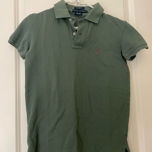 Ralph Lauren Women's Green Button Down Shirt